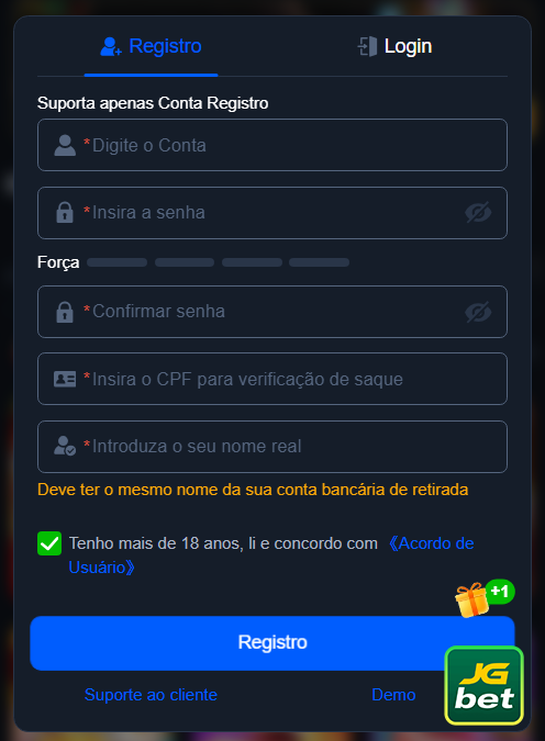 jgsbet.com Cadastro Vantagens